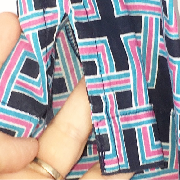 “346” BROOKS BROTHERS Tunic blue pink‎ Small - Picture 2 of 5
